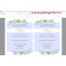 Greenery Wedding Invitation set,Eucalyptus Wedding invitation set, (78)